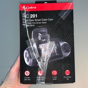 Dual-View Smart Dash Cam (Cobra brand)